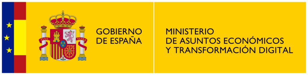 Logotipo oficial del Ministerio de Asuntos Económicos y Transformación Digital de España